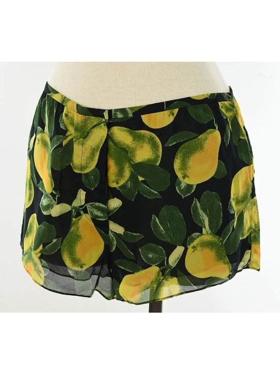 Marc Jacobs Pants - MARC JACOBS REDUX GRUNGE Black Pear Chiffon Shorts 4 NWT
